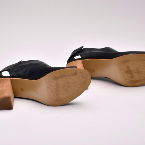 Steve Madden Vero Cuoio Peep Toe Leather Bootie - Picture 7 of 7